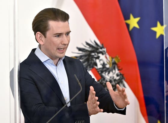 Bundeskanzler Sebastian Kurz (ÖVP) am Montag, 10. Mai, 2021, im Rahmen von Pressestatements zur aktuellen Corona-Situation.