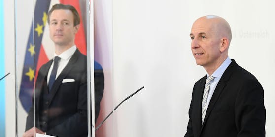 Finanzminister Blümel (links) und Arbeitsminister Kocher arbeiten am "Comeback" Österreichs.