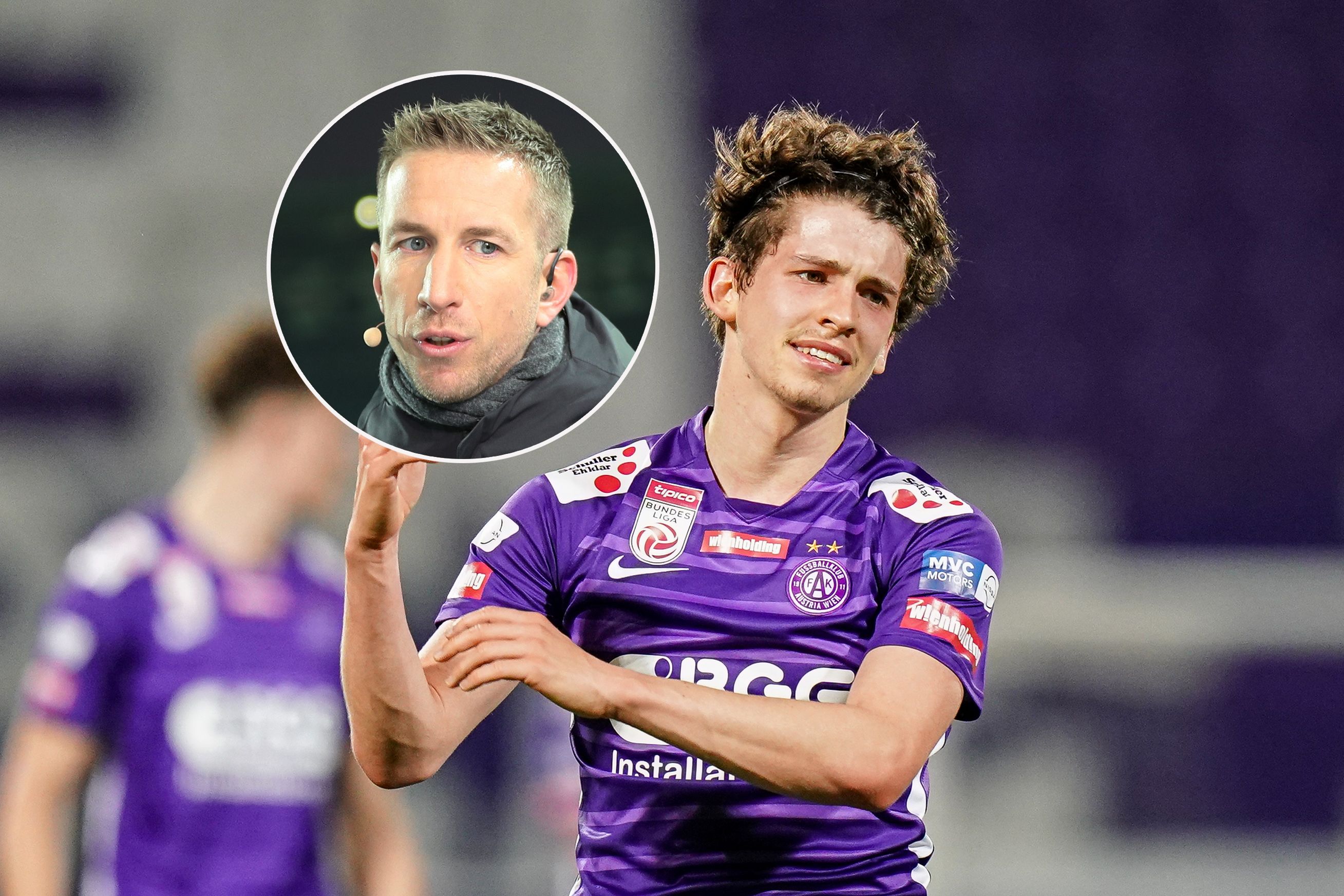 Marc Janko nahm sich Dominik Fitz zur Brust.