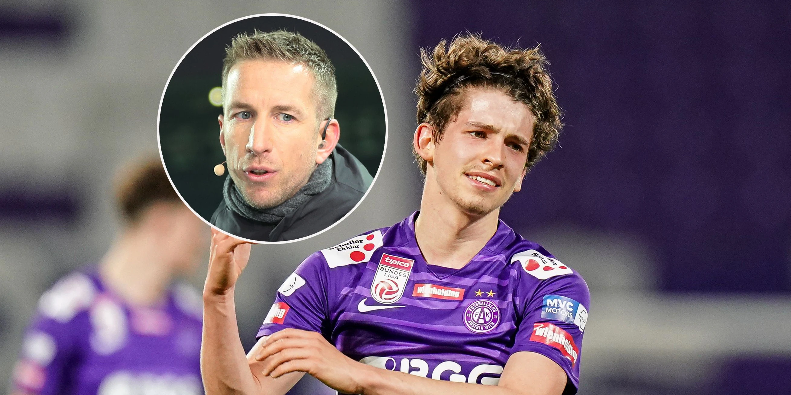 Marc Janko nahm sich Dominik Fitz zur Brust.