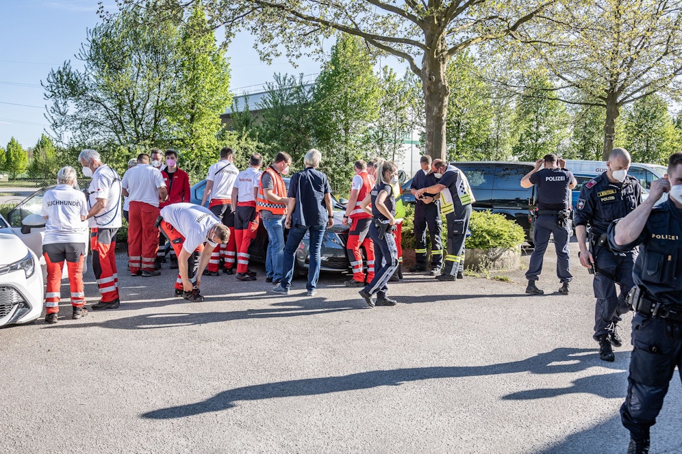 Stundenlang suchten die Einsatzkräfte vergebens nach dem Abgängigen.