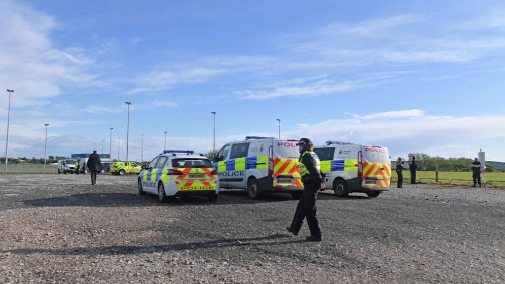 Polizei-Einsatz in Blackpool – ein Neunjähriger starb nach Blitzeinschlag.