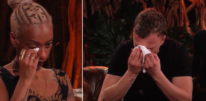 Nura und Joris lassen ihren Gefühlen freien Lauf.