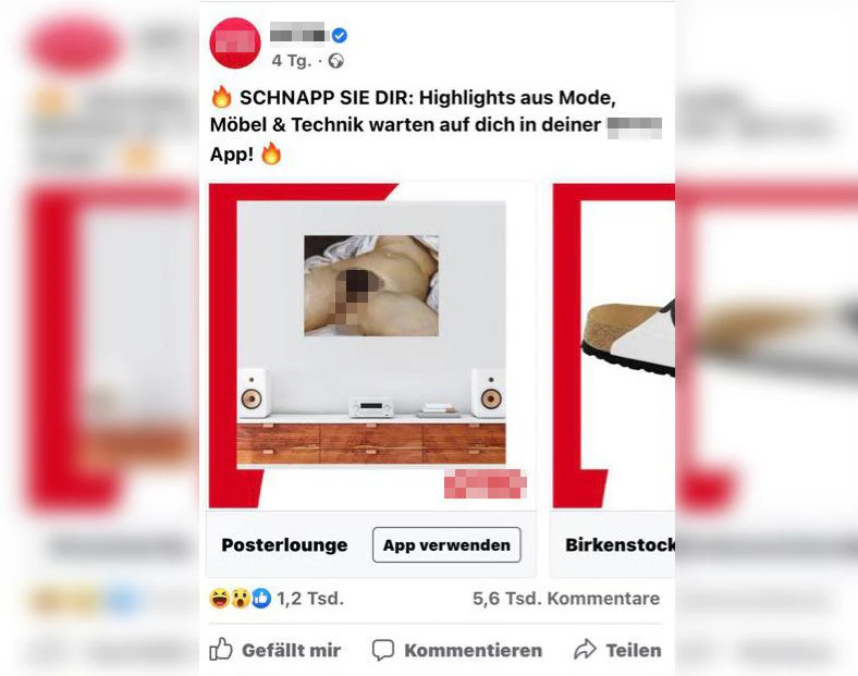 Die Werbung eines Unternehmens sorgte für Aufregung.