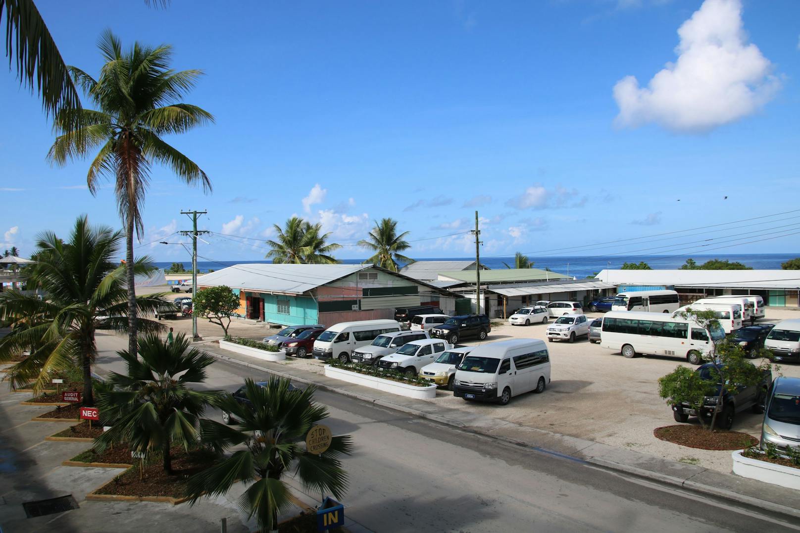 Blick auf Aiwo auf der Insel Nauru. Archivbild 2018