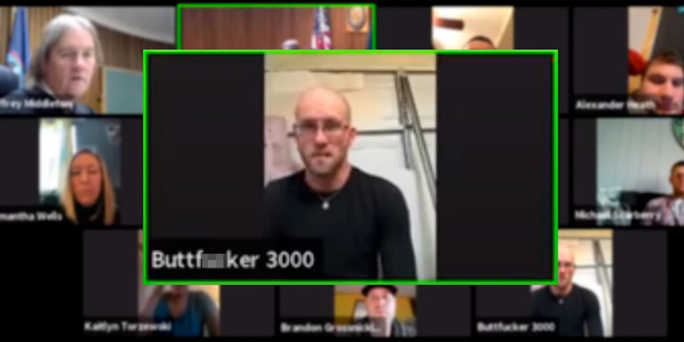 Nathanial Saxton hätte vor dem Login bei Gericht besser seinen Nutzennahmen kontrollieren sollen.
