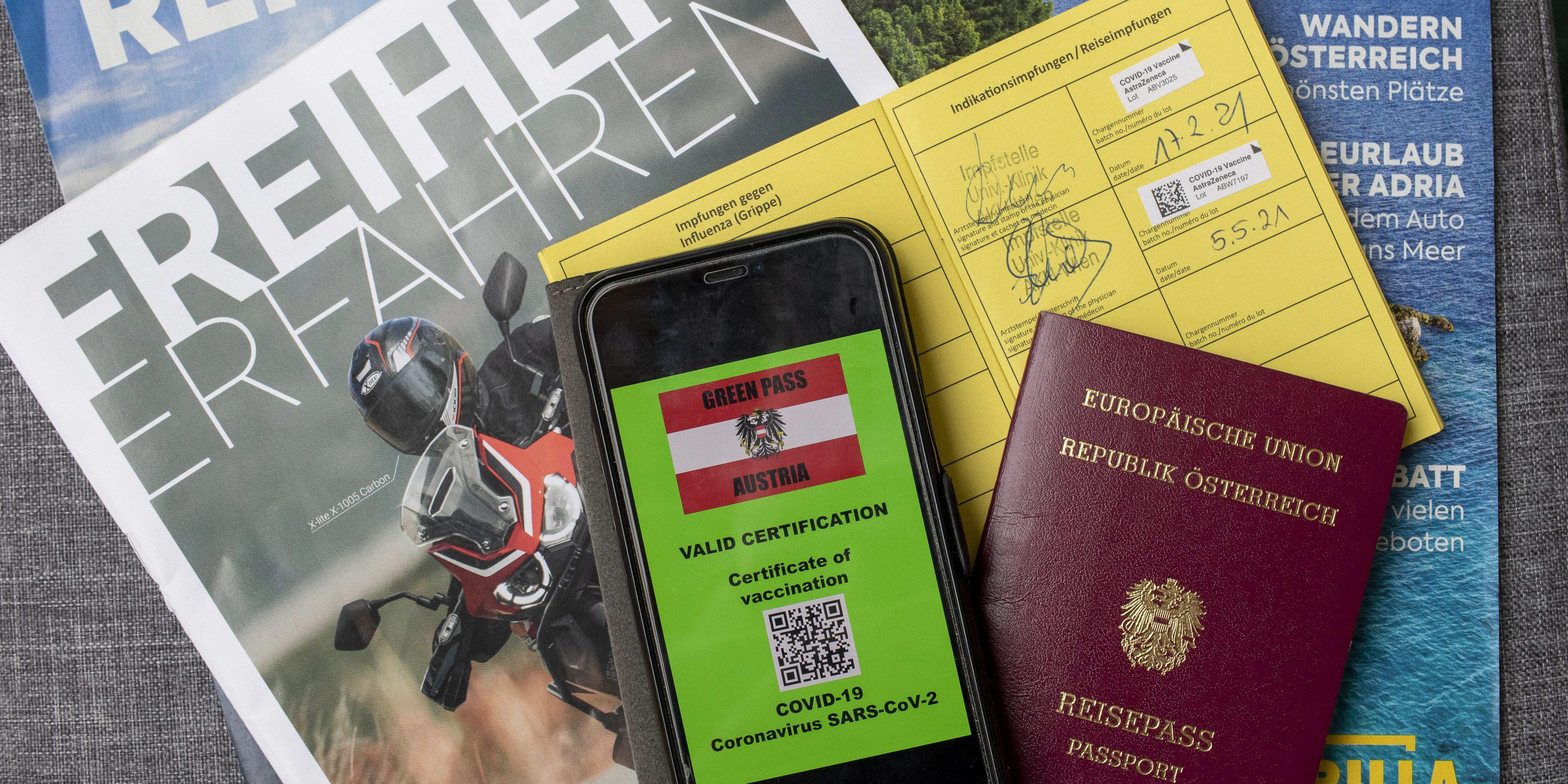 Der Grüne Pass wird im Sommer zum Eintrittsticket für alle Annehmlichkeiten.