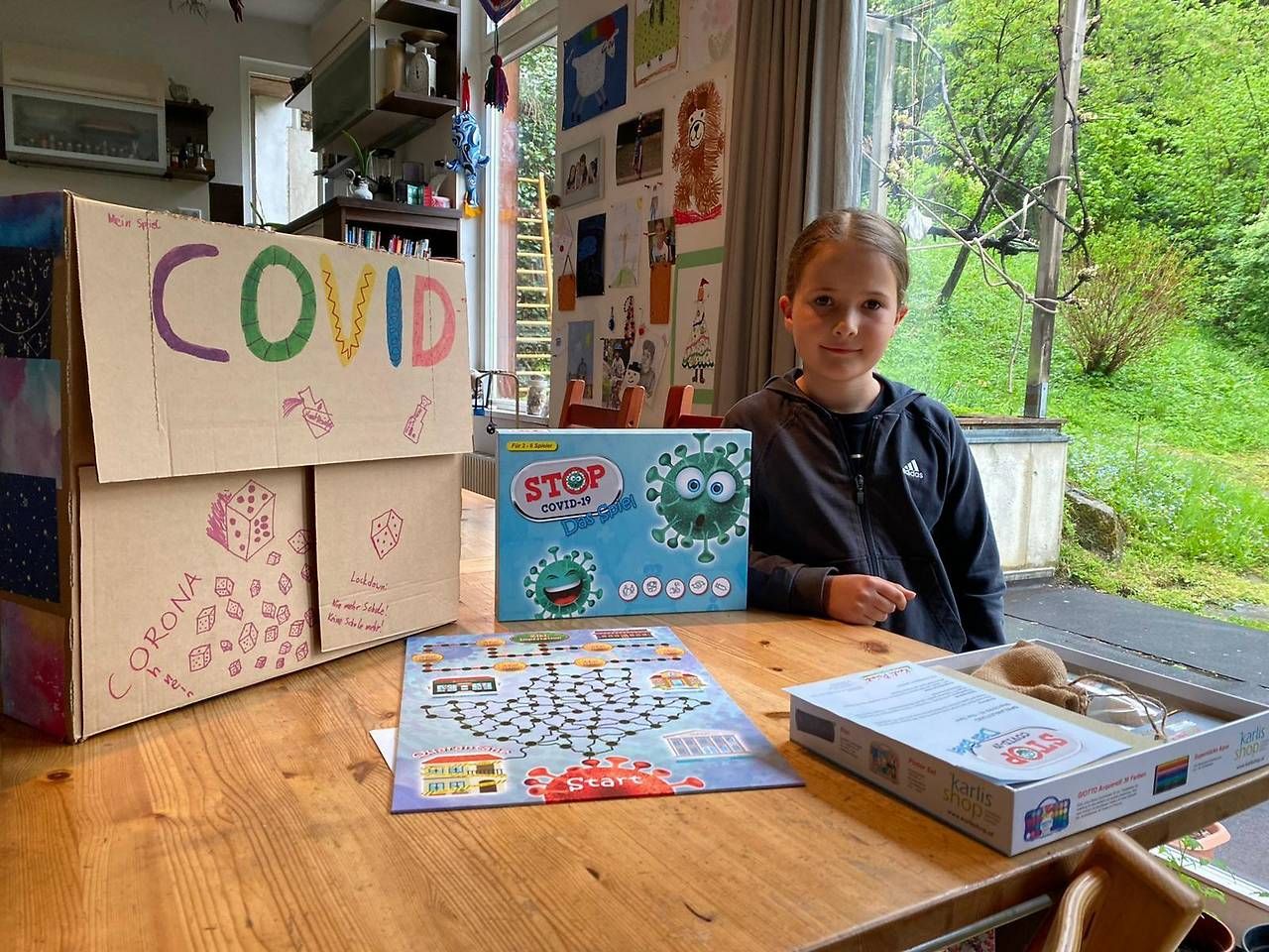 Nora Zechner erfand ein Corona-Spiel.