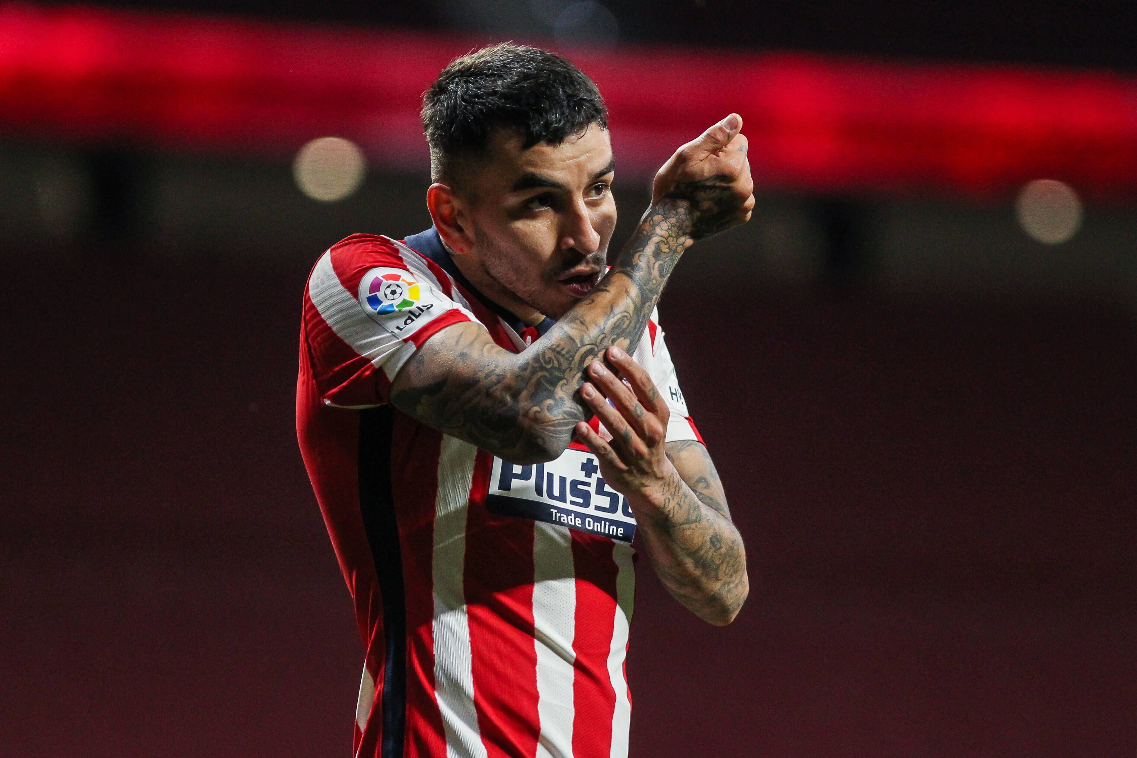 Angel Correa beim Torjubel über das zwischenzeitliche 2:0.