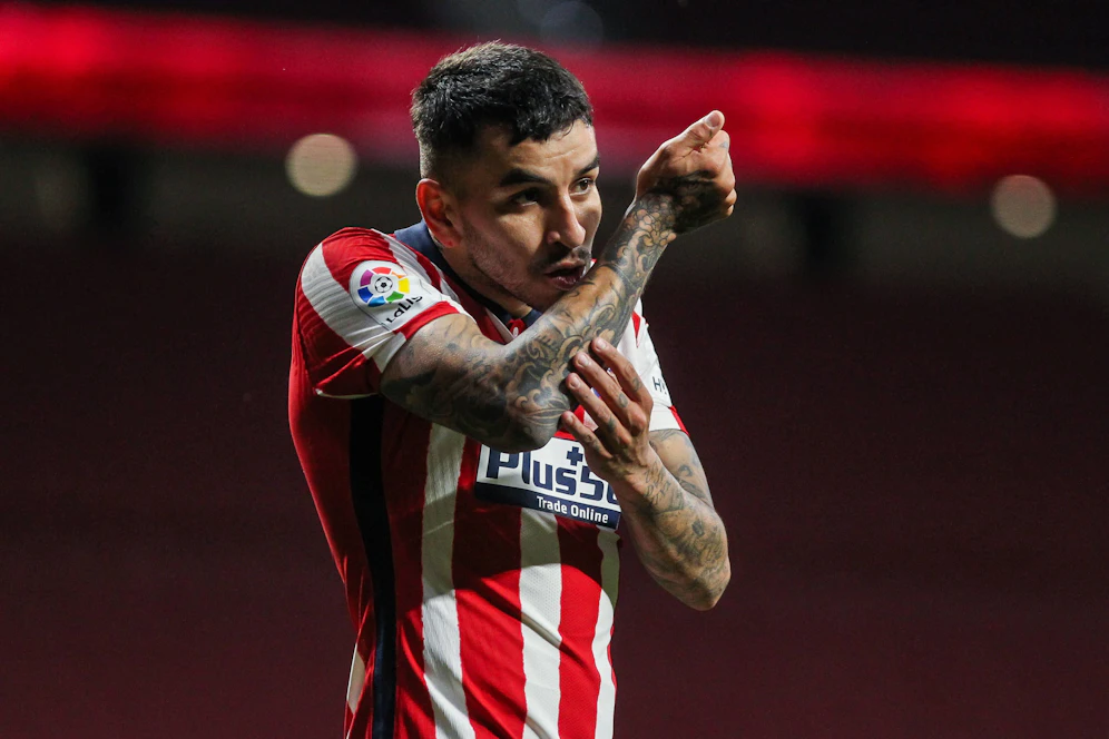 Angel Correa beim Torjubel über das zwischenzeitliche 2:0.