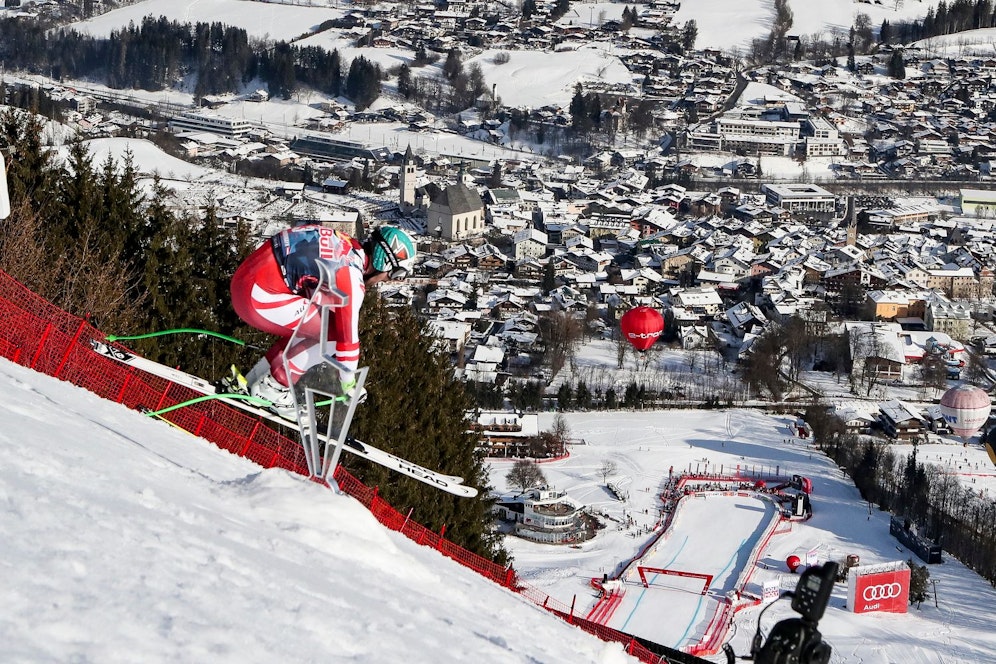In Kitzbühel stehen zwei Abfahrten auf dem Programm. 