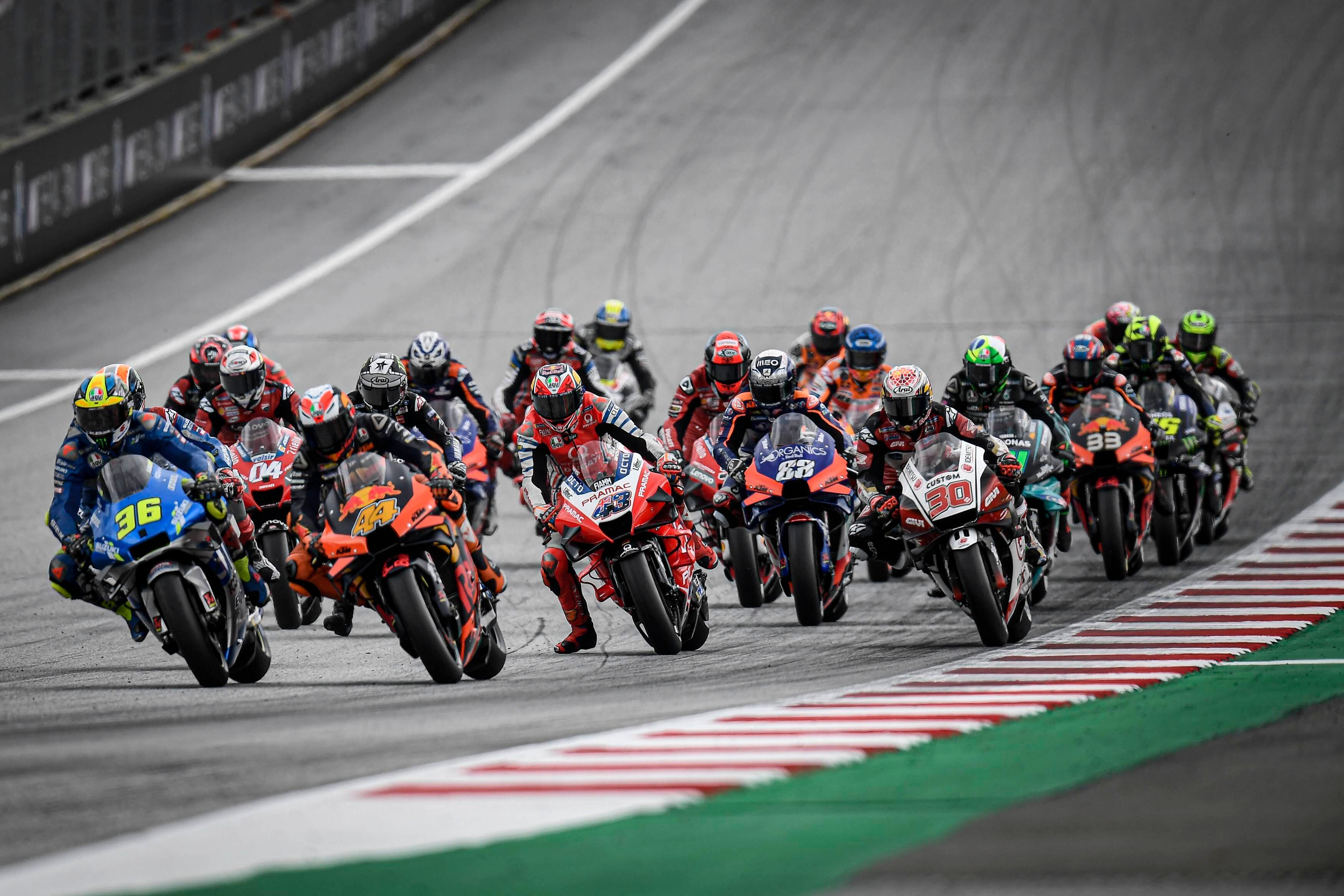 Die MotoGP macht gleich zwei Mal in Österreich Station. 