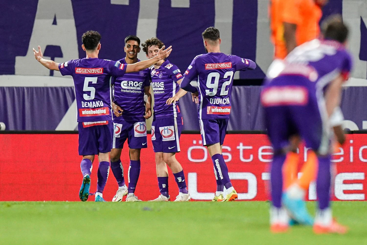 Die Austria braucht noch einen Sieg zum Play-off. 