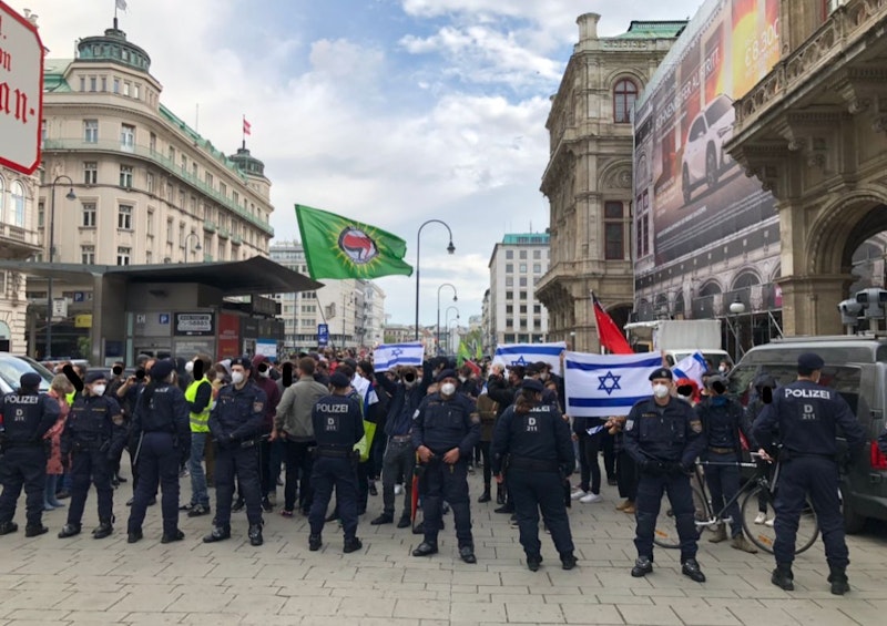 Die Demo "Gegen jeden Antisemitismus"