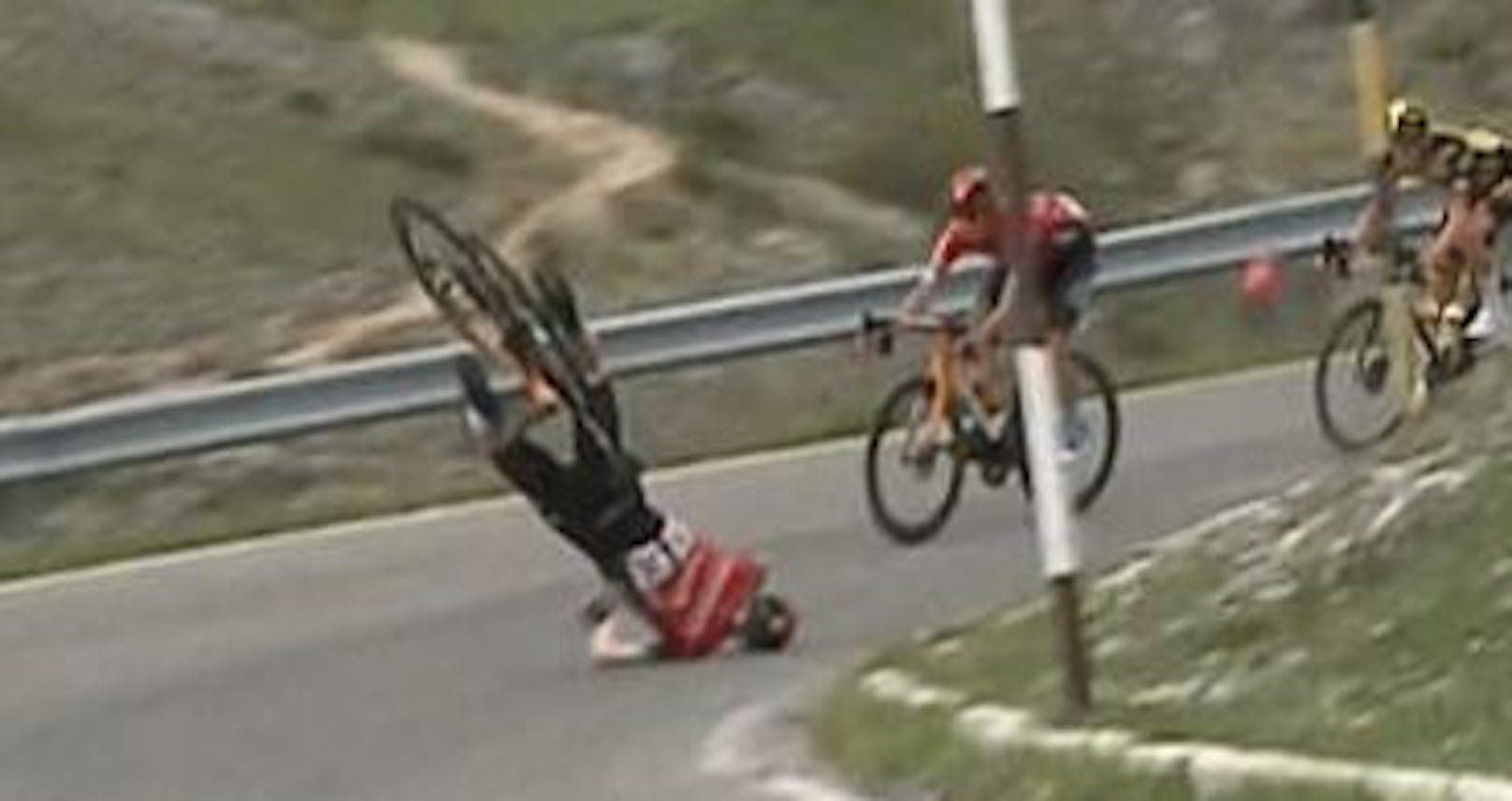 Matej Mohoric stürzte beim Giro schwer