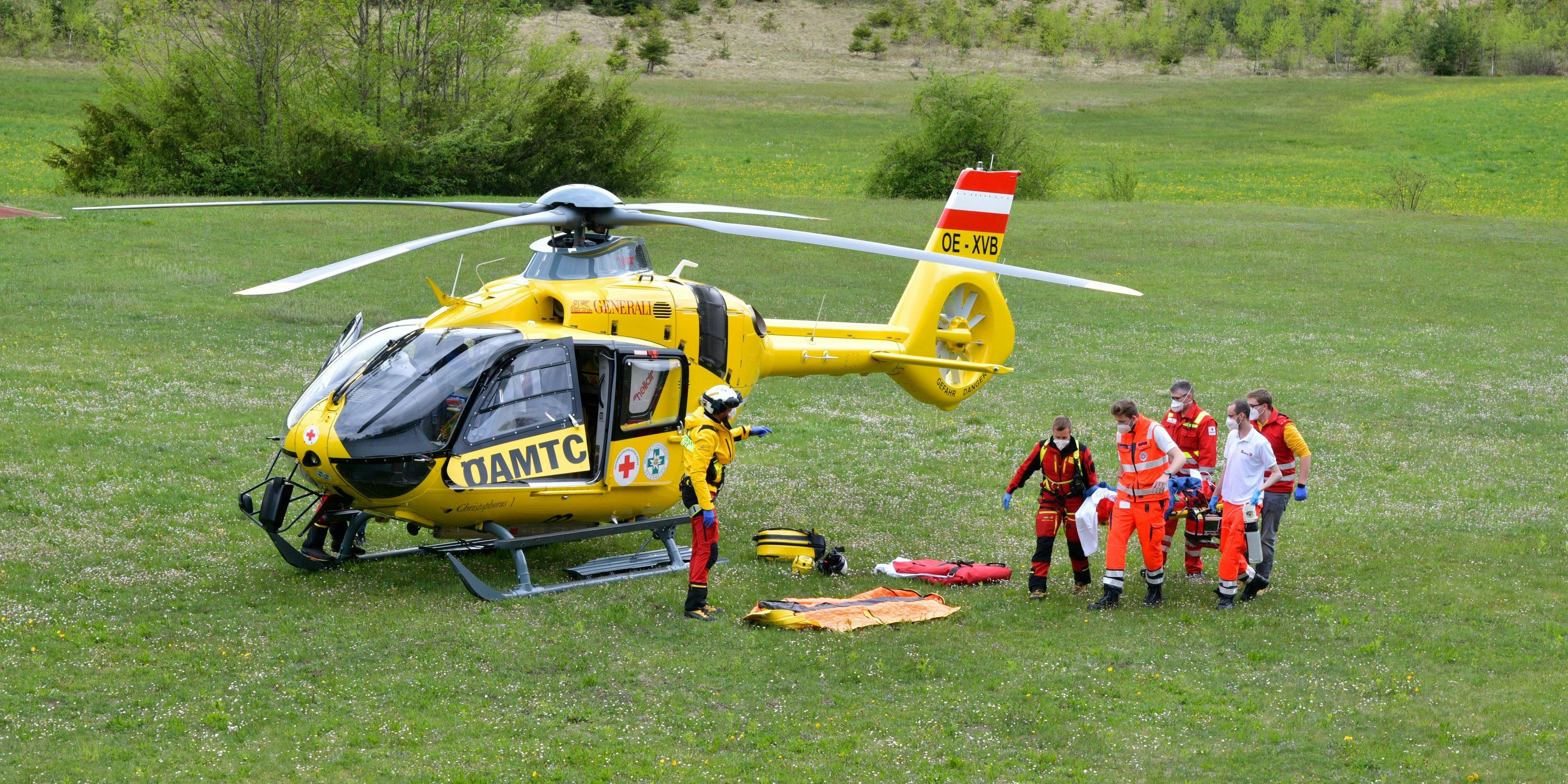 Das Mädchen wurde in die Klinik Innsbruck geflogen.
