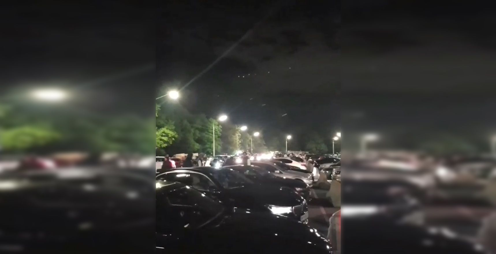 Die Autofans feierten das Ende der Ausgangssperre mit einem Hupkonzert am Kahlenberg (Wien-Döbling).