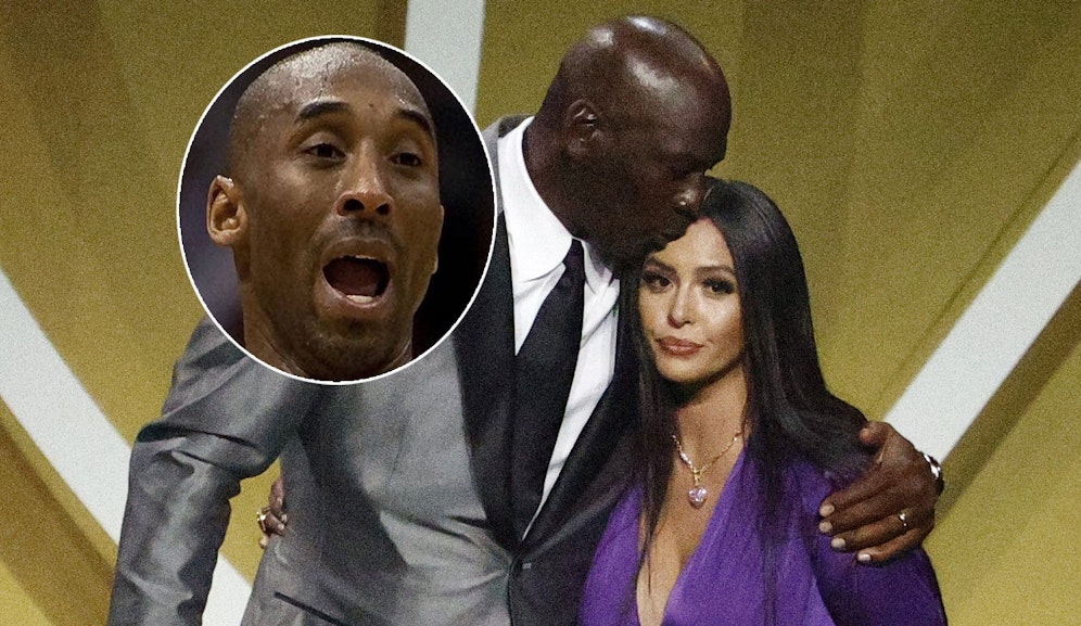 Kobe Bryant wurde in die Hall of Fame aufgenommen. Ikone Michael Jordan küsst Bryant-Gattin Vanessa
