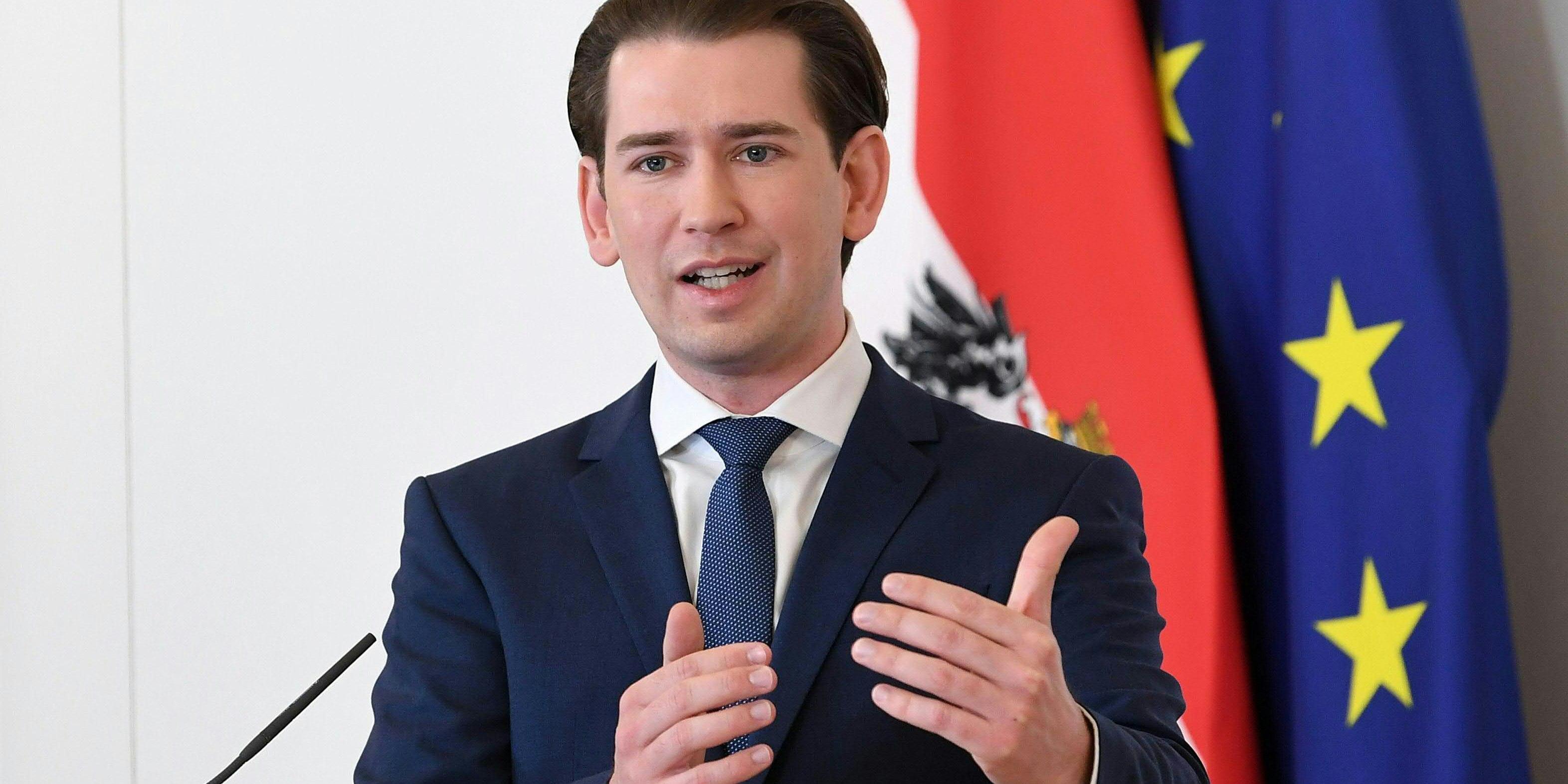 Bundeskanzler Sebastian Kurz.