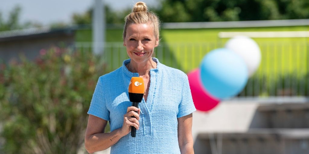 Der Fernsehgarten mit Andrea Kiewel.