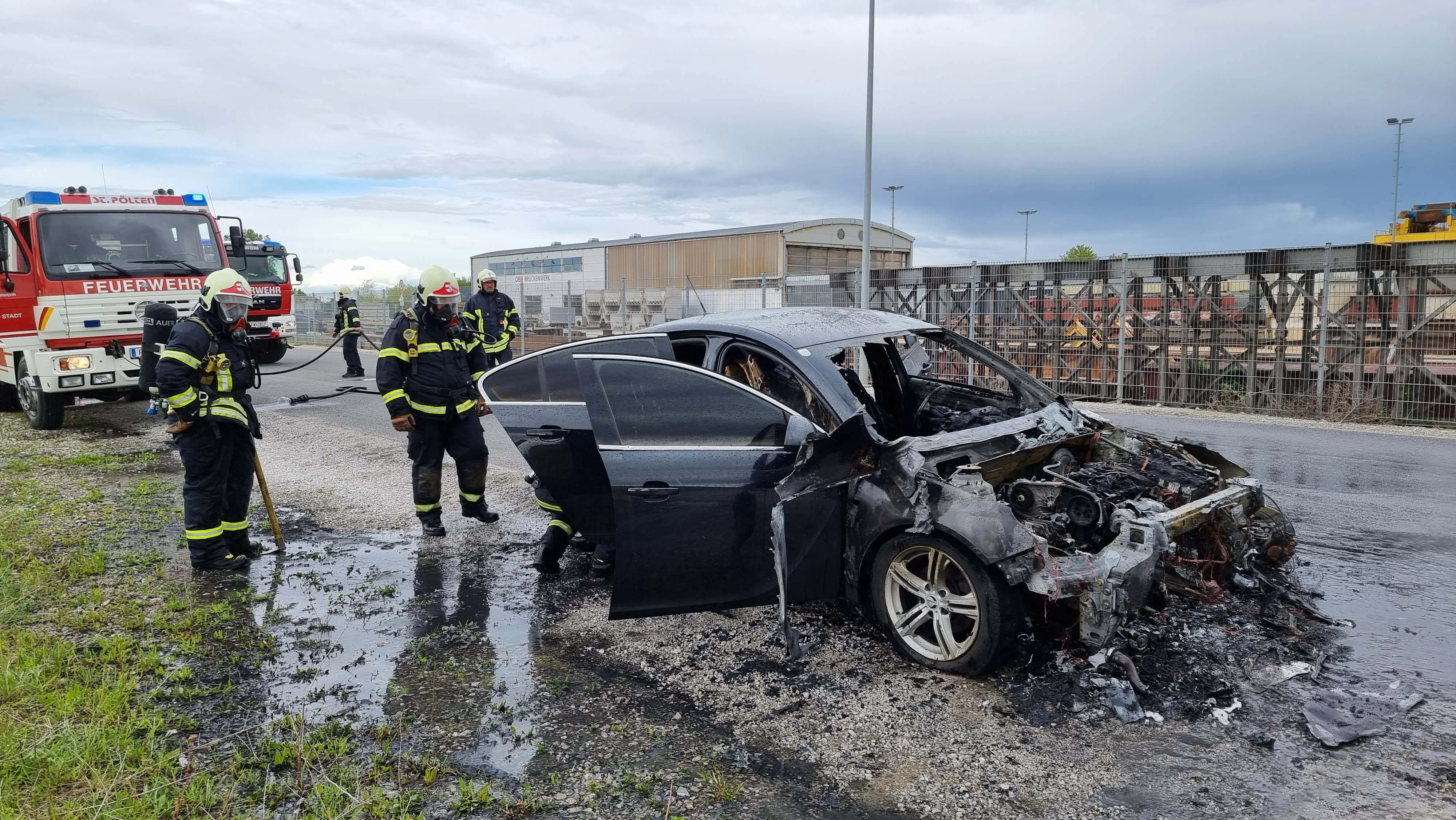 Fahrzeugbrand in St. Pölten
