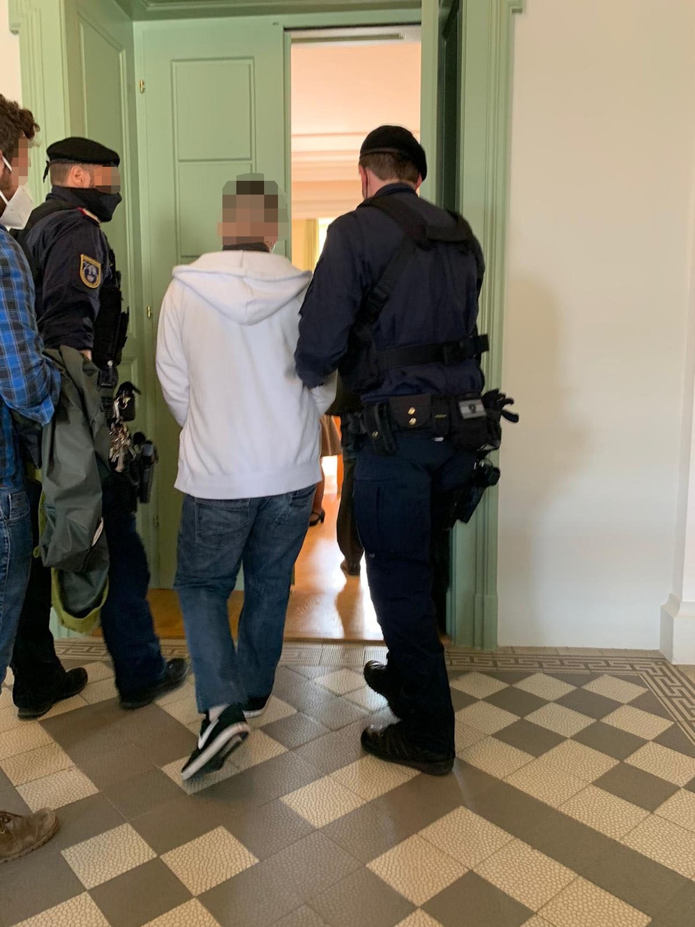 Der Angeklagte schlug seine Schwester.