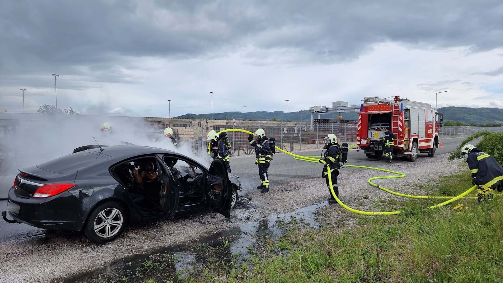 Fahrzeugbrand in St. Pölten