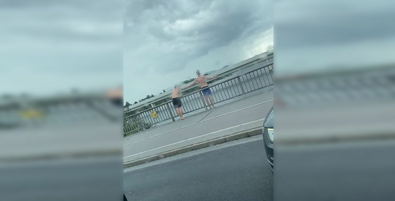 Badespaß an der Alten Donau