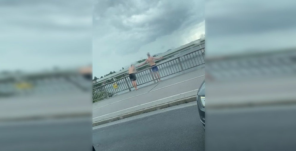 Badespaß an der Alten Donau