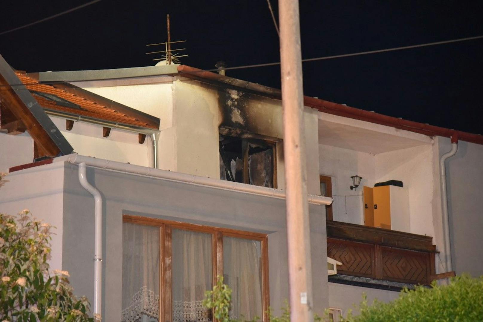 In einem Wohnhaus brach ein Brand aus.