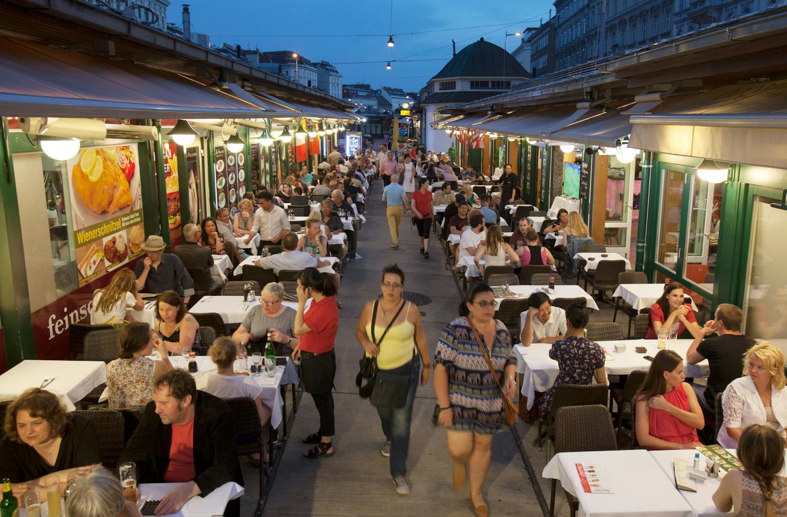 Auf Wiens Märkten wird auch die Gastronomie jetzt wieder durchstarten. (Archivbild)
