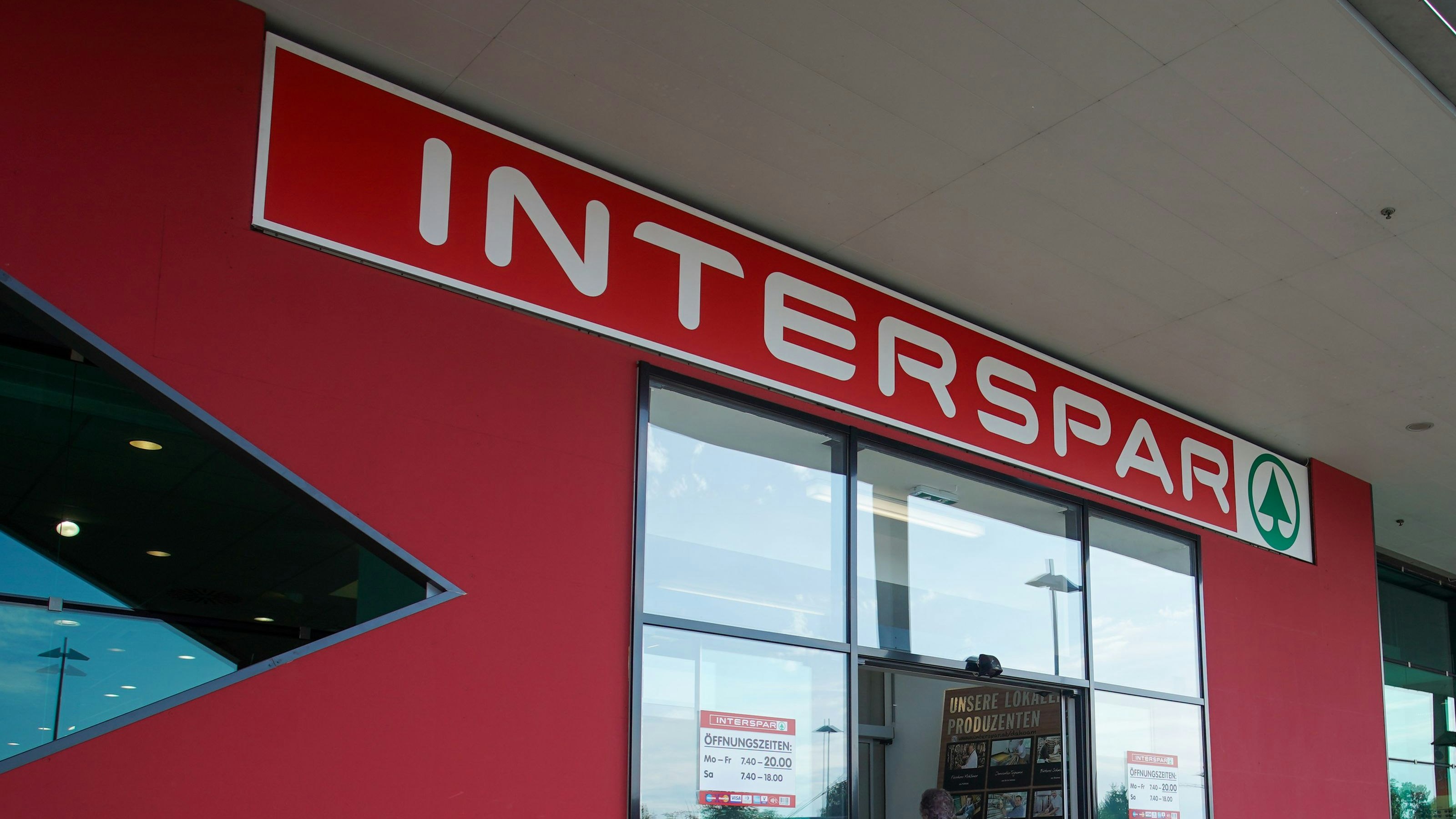 Ein Interspar in Braunau. Symbolbild