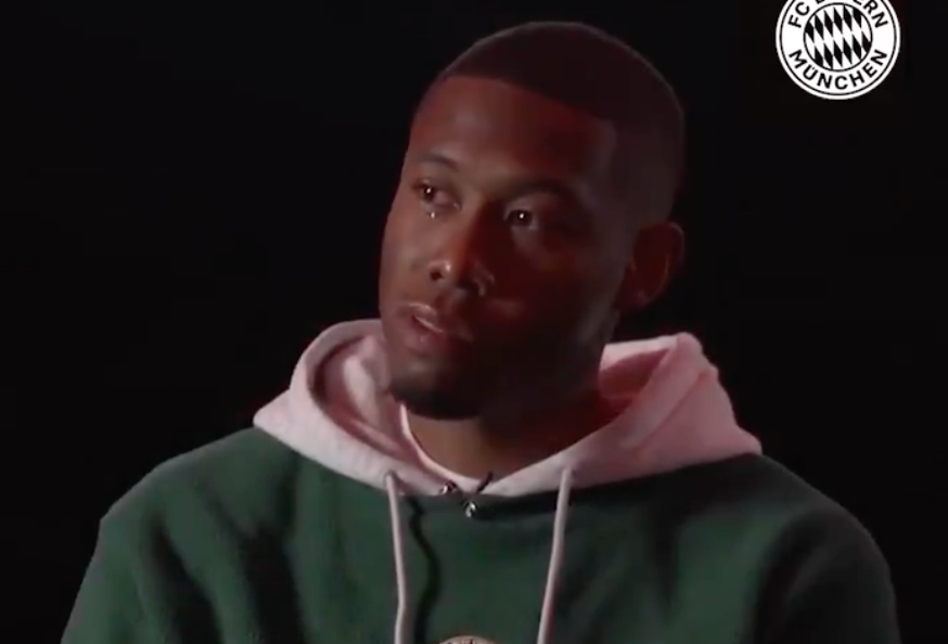 David Alaba vergießt zum Abschied Tränen.