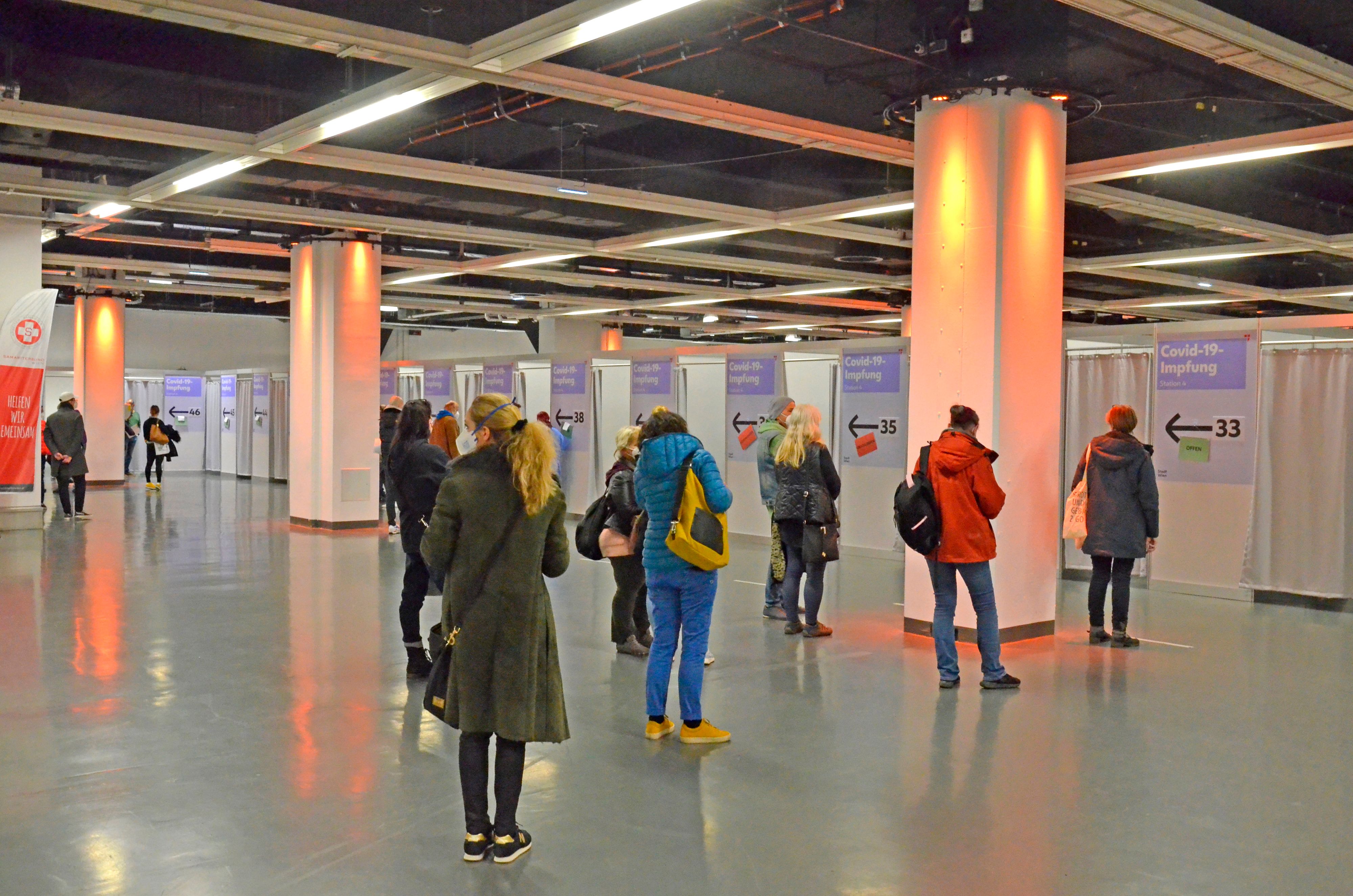 Covid-19-Impfung im Austria Center Vienna