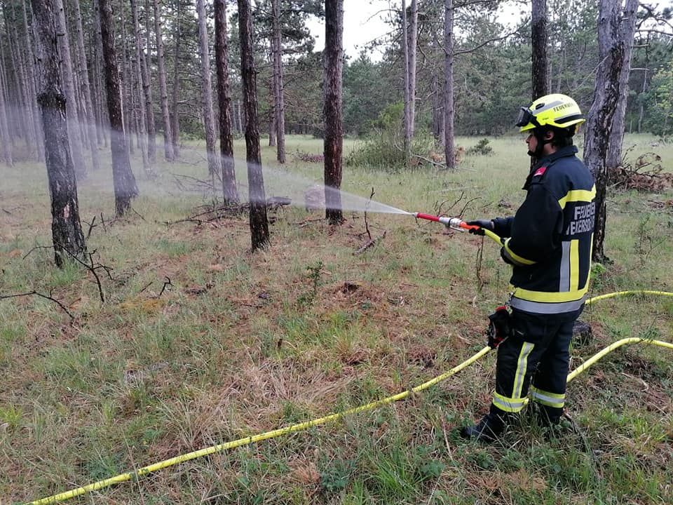 Acht Wehren stehen im Einsatz.
