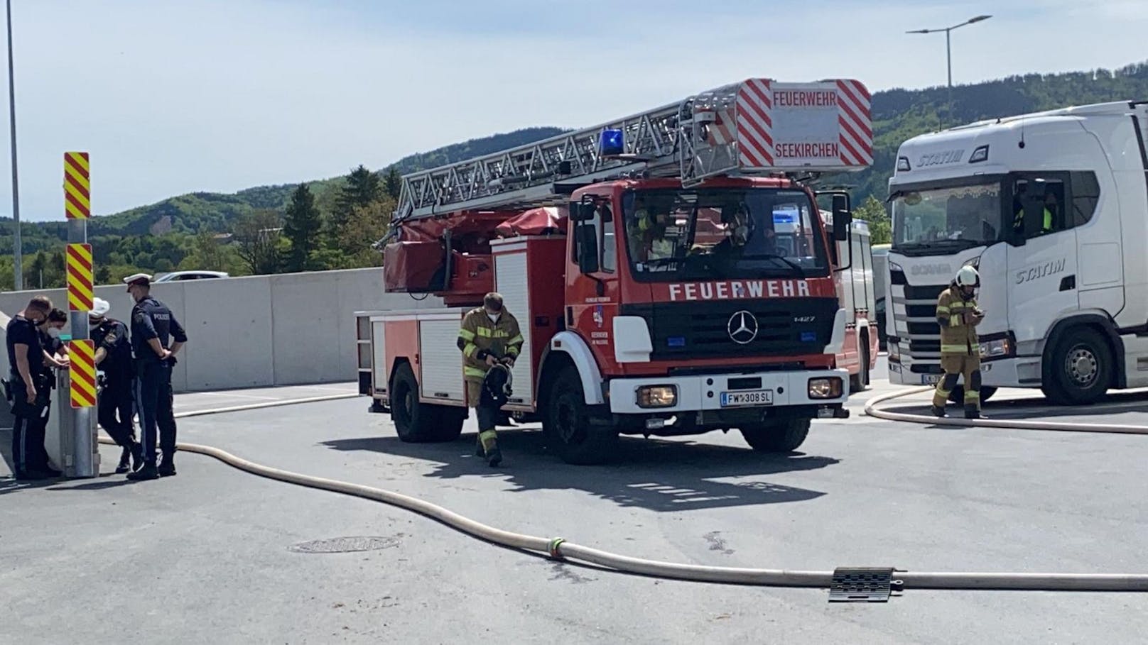 In der Käserei Woerle in Henndorf (Flachgau) ist am Freitag ein Brand ausgebrochen.