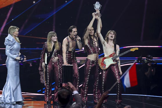Die Rocker von Mansekin holten den Sieg.