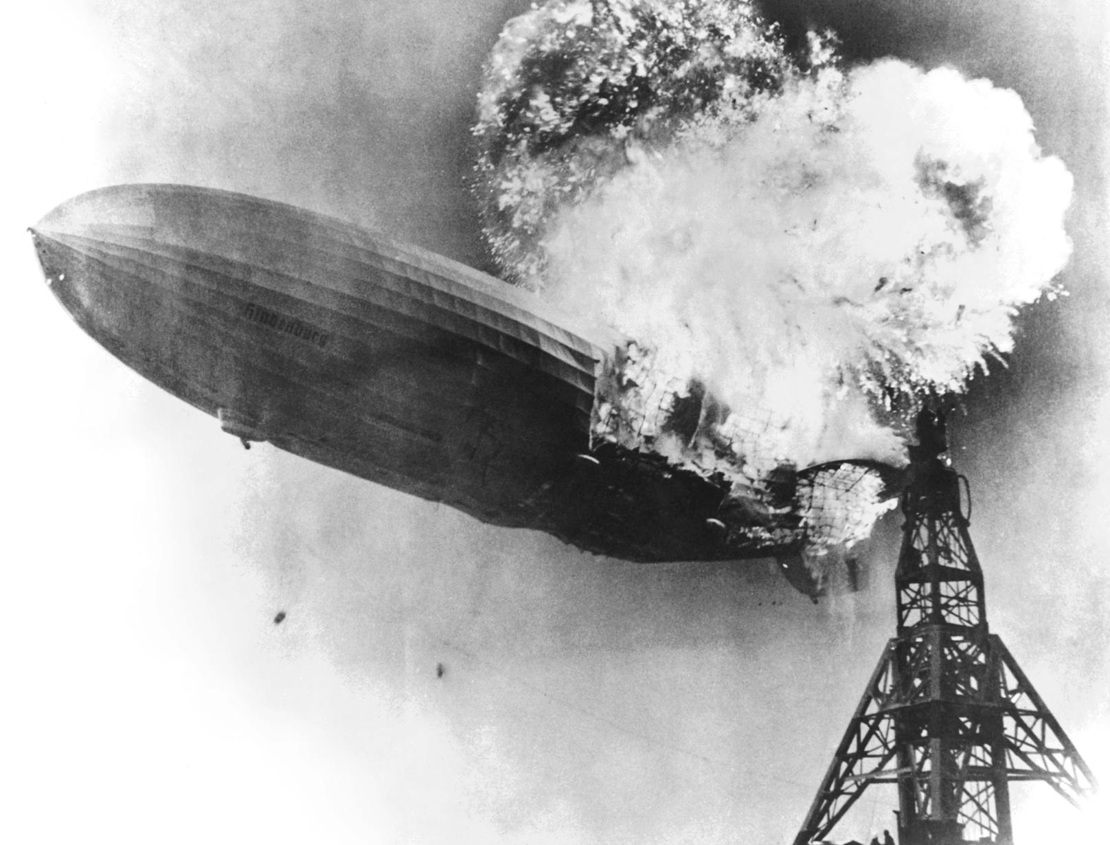 Die Hindenburg-Katastrophe wurde von mehreren Zeugen gefilmt.