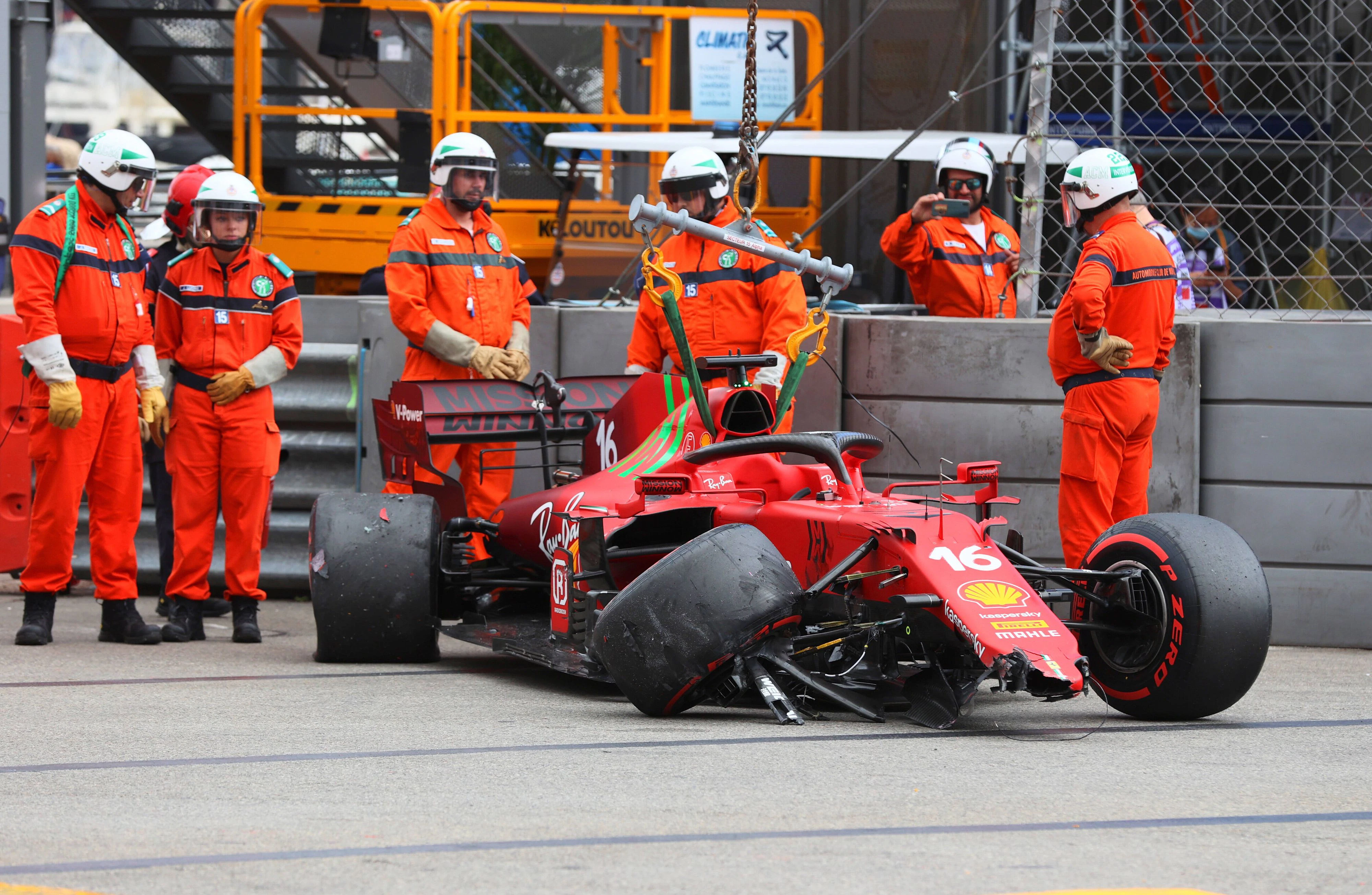 Der Ferrari von Charles Leclerc