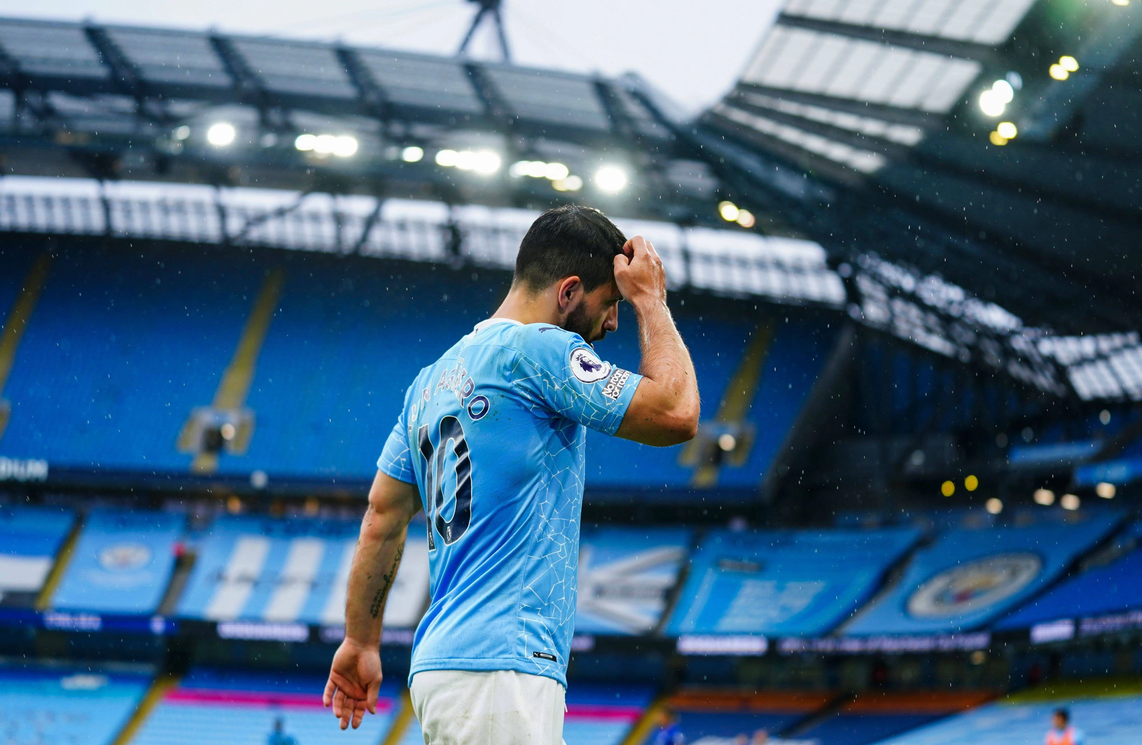 Sergio Agüero verabschiedet sich von Manchester City.