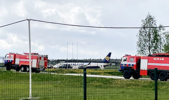 Unter dem Vorwand eines Bombenalarms wurde die Maschine zur Landung in Minsk gezwungen.