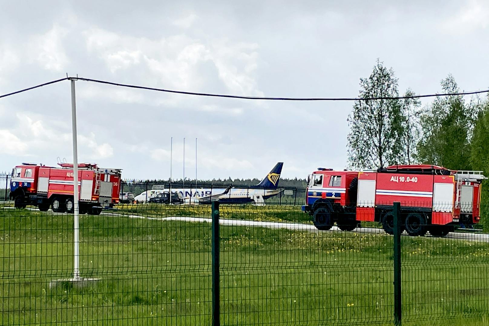 Die zur Notlandung gezwungene Ryanair-Maschine mit einem Österreicher an Bord  ist am Sonntagabend in Litauen gelandet.