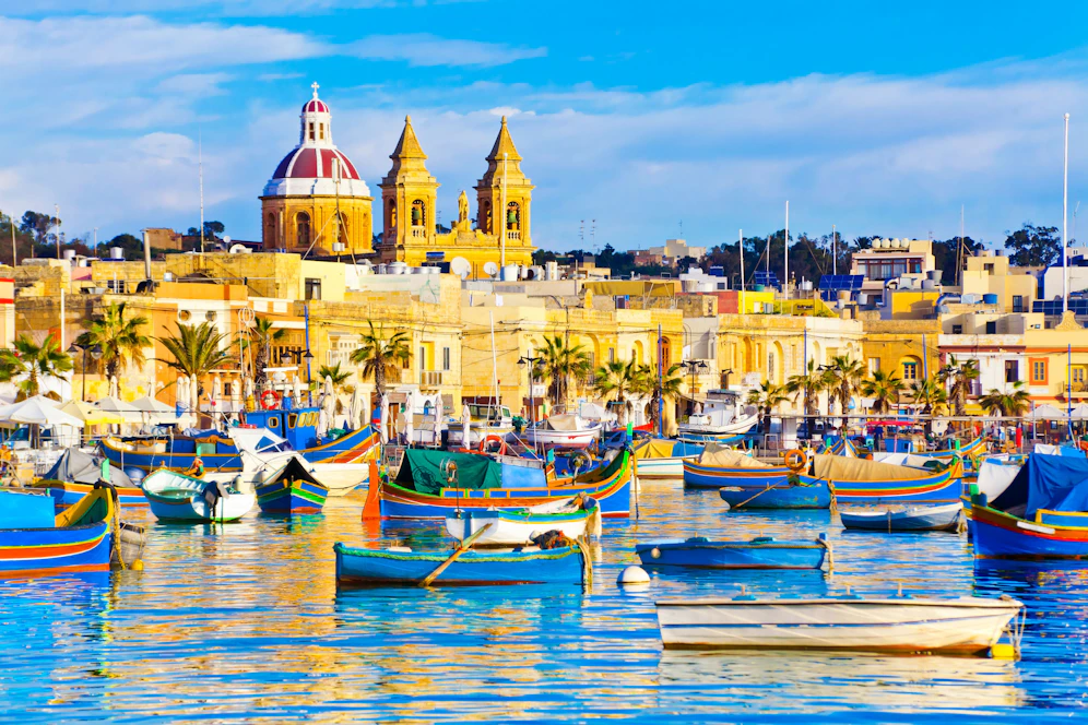 Marsaxlokk, Malta. Hier dürfen Ungeimpfte jetzt doch einreisen.
