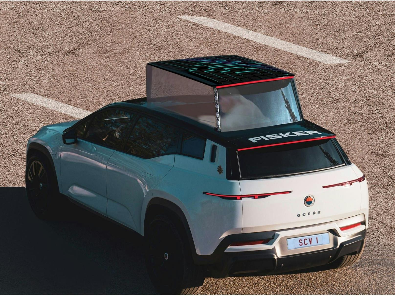 Das E-Auto basiert auf dem E-SUV "Ocean" von Fisker und wird in Graz bei Magna Steyr aus nachhaltigen Materialien gefertigt.&nbsp;