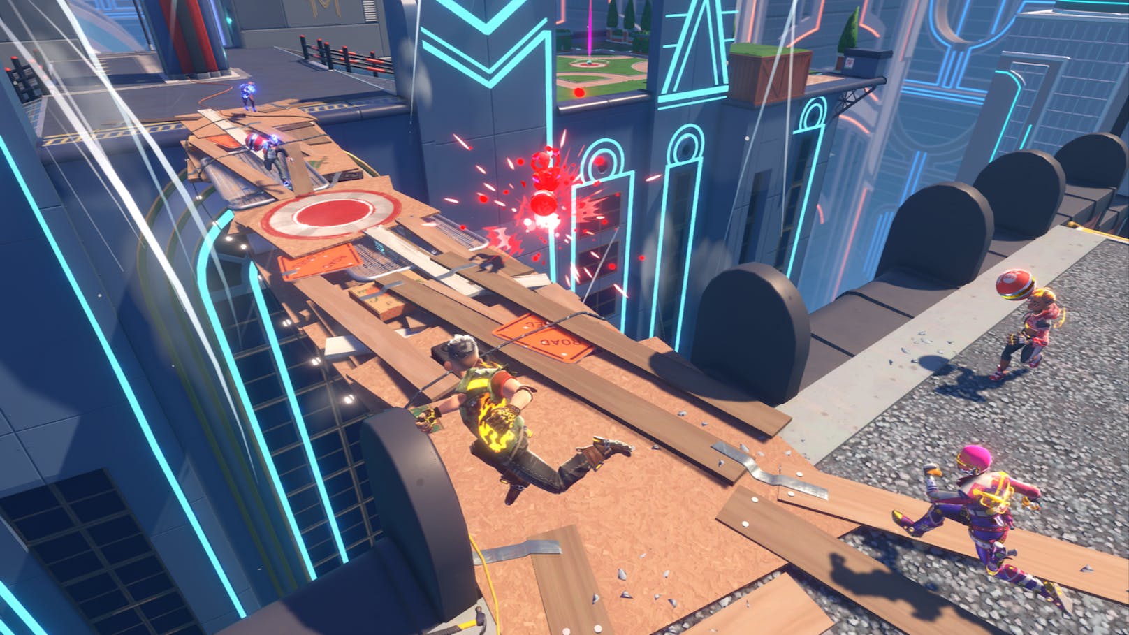 "Knockout City" nennt sich das Experiment der Velan Studios und Electronic Arts, das aus dem Sport eine Art futuristischen Multiplayer-Shooter macht.