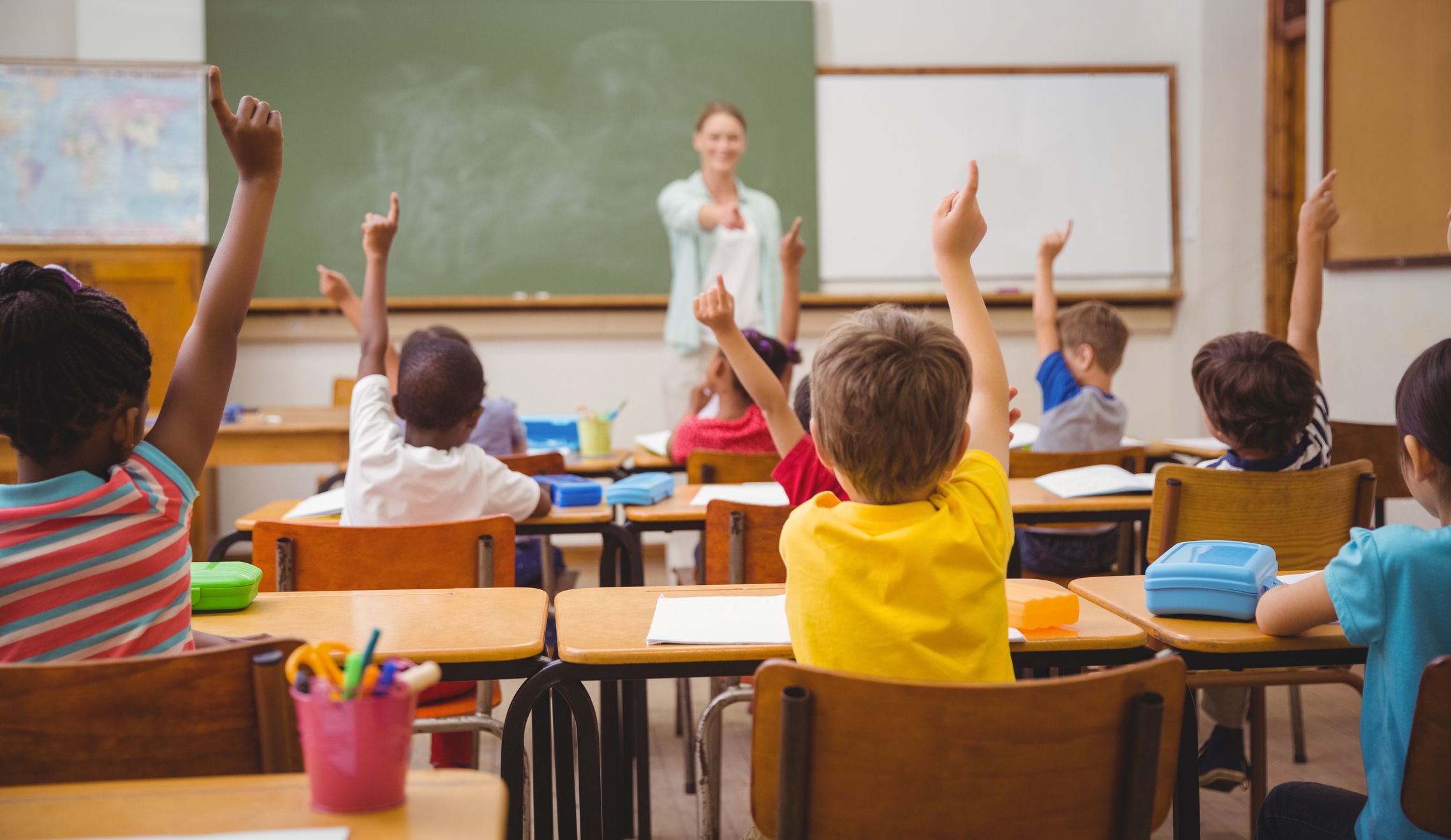 Symbolfoto von Volksschülern.