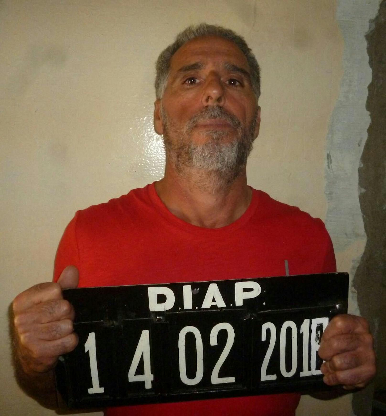 "Kokain-König" Rocco Morabito entkam im Juni 2019 aus dem Gefängnis in Montevideo, Uruguay. Mit diesem Foto wurde seither nach ihm gesucht.