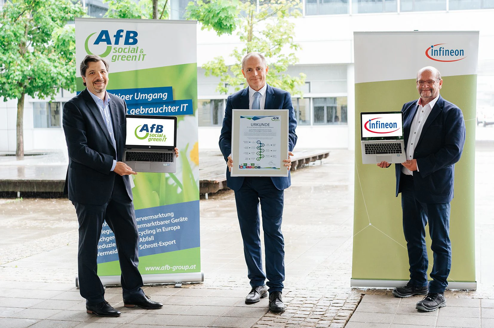 Zweites Leben für gebrauchte IT-Geräte: Infineon leistet nachhaltigen Beitrag für Umwelt und Gesellschaft 