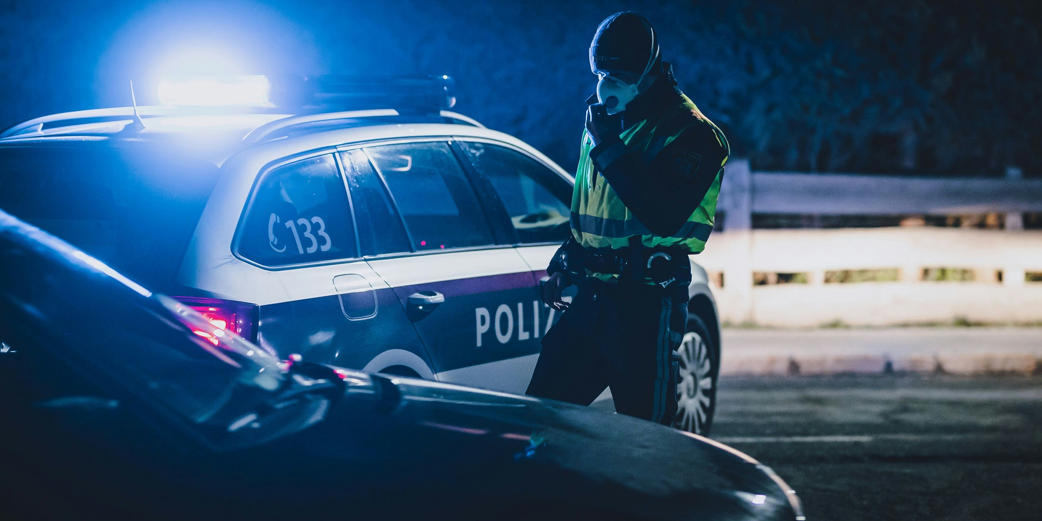 Eine Kontrolle der Polizei. Symbolbild