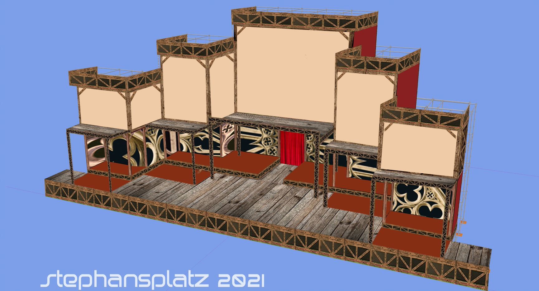 Das spektakuläre Bühnenkonzept